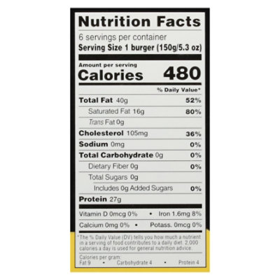 Rastellis Wagyu Beef Burger - 32 Oz - Image 4