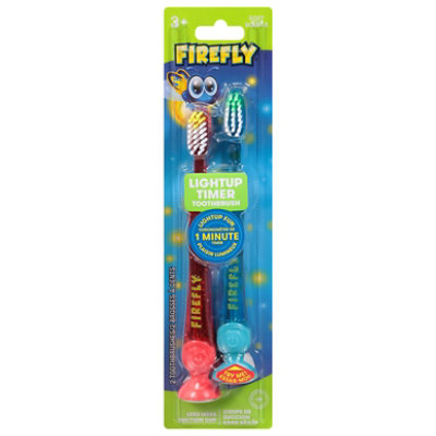 Firefly Kids Light Up Soft Toothbrush With Timer - 2 ct. - Image 3