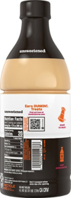 Dunkin Unsweetened Iced Coffee Bottle - 40 Fl. Oz. - Image 6