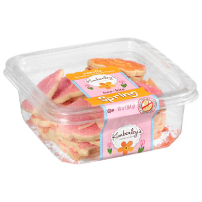 Kimberleys Flower And Tulip Sugar Cookies Tub 6 Inch - 10 OZ - Image 1