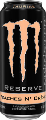 Monster Reserve Peaches N Creme 16 fl. oz. - Image 2