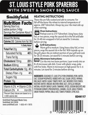 Smithfield Pork Ribs Barbeque - 20 Oz. - Image 6