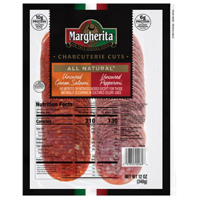 Margherita Genoa Salami Pepperoni Duo Pack - 12 Oz. - Image 1