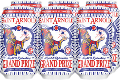 Saint Arnold Grand Prize In Cans - 6-12 Fl. Oz. - Image 1