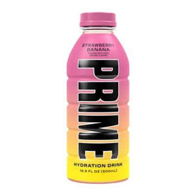 Prime Hydration Strawberry Banana Sports Drink - 16.9 Fl. Oz. - Image 1