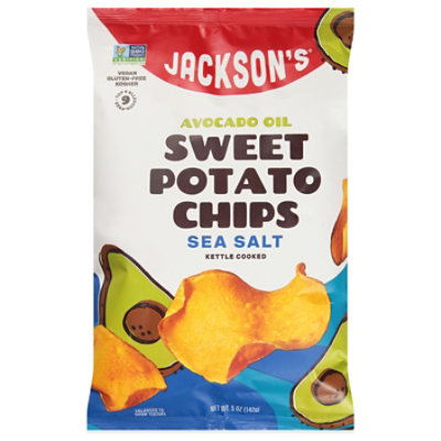 Jackson's Sea Salt Avocado Oil Sweet Potato Chips - 5 Oz - Image 1