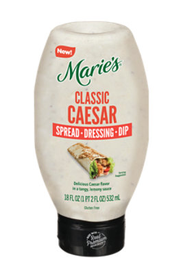 Maries Caesar Dressing Squeeze Bottle - 18 Fl. Oz.