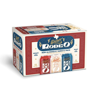 Shiner Rodeo Non Alcoholic Variety In Cans - 6-12 Fl. Oz. - Image 1
