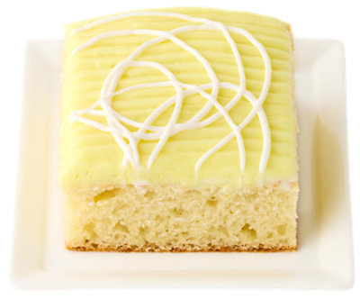 Lemon Iced Cake Slice - Each - Image 1