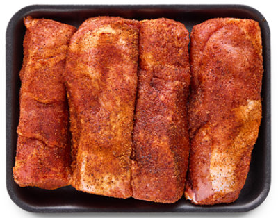 Pork Ribs Bone In Country Style Cajun Seasoning - LB - Image 1
