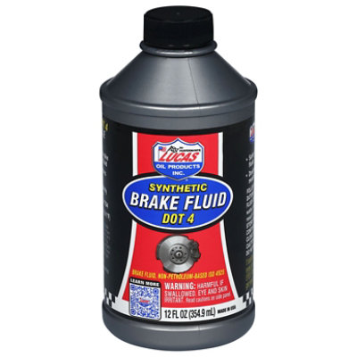 Lucas Dot 4 Synthetic Brake Fluid - 12 Fl. Oz. - Image 1