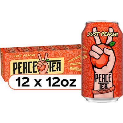 Peace Tea Just Peachy - 12-12 Fl. Oz.