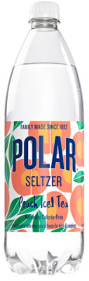 Polar Seltzer Peach Tea - 1 Liter - Image 1