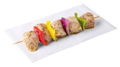 Chicken Breast Kabob Montreal Up To 10% Solution - LB - Image 1