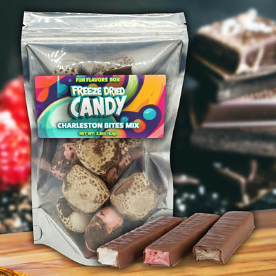 Fun Flavors Box Freeze Dried Candy Charleston Bites Mix Crunch Treats 2.2 oz - Image 3