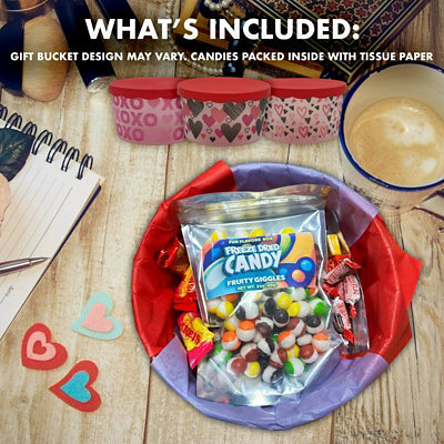 Fun Flavors Box Valentine's Freeze-Dried Candy Gift Basket Variety Pack Care Package (16 Count) - Image 3