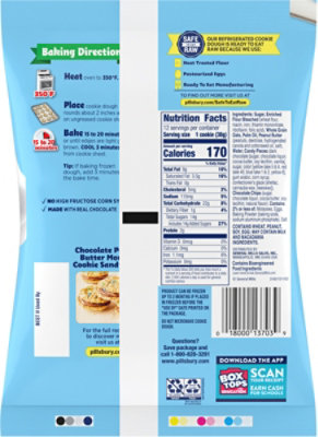 Pillsbury Ready To Bake Monster Cookie Dough 12 Count - 16 Oz - Image 6