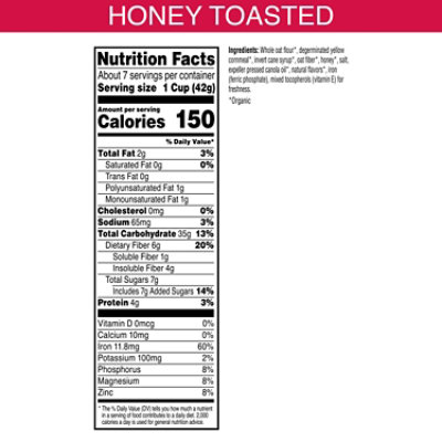 Kashi Heart To Heart Honey Toasted Oat 10.6oz - 10.6 OZ - Image 4