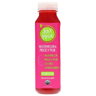 Just Made Prickly Pear & Watermelon Juice - 11.8 Fl. Oz.