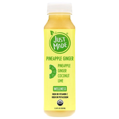Just Made Pineapple Ginger Juice - 11.8 Fl. Oz.