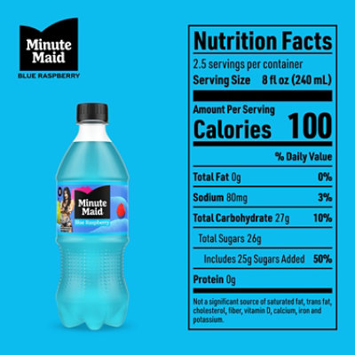 Minute Maid Blue Raspberry - 20 Fl. Oz. - Image 5