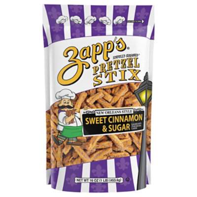 Zapps Pretzel Stix Cinnamon & Sugar - 16 Oz - Image 1