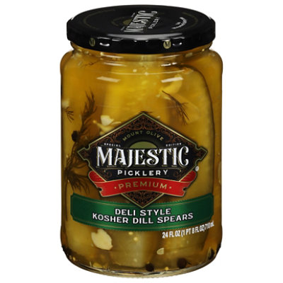 Majestic Deli Style Kosher Dill Spears - 24 Fl. Oz. - Image 2