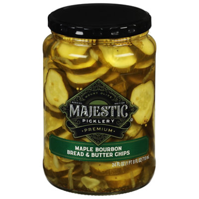 Majestic Maple Bourbon Bread & Butter Chips - 24 Fl. Oz. - Image 1