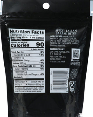 Primo Taglio Salame Bites Spicy Italian - 3 Oz - Image 6