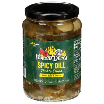 Spicy Dill Chips - 24 Oz - Image 1