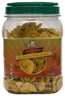 El Sol Spicy Plantain Chips - 16.93 Oz - Image 1