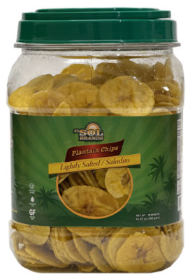 El Sol Salted Plantain Chips - 16.93 Oz - Image 1