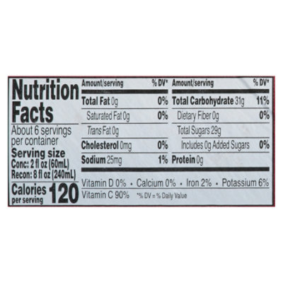 Signature SELECT 100 Cranberry Juice Concentrate - 12 Fl. Oz. - Image 4