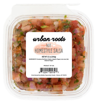 Urban Roots Hot Salsa - 12 Oz - kingsfoodmarkets