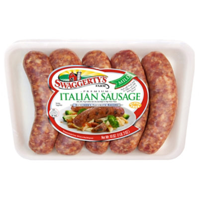 Swaggerty's Farm 5 Premium Italian Sausage Mild 19oz, 5 Count - 19 OZ - Image 3