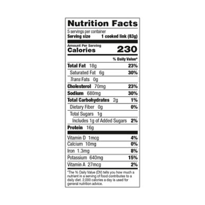Swaggerty's Farm 5 Premium Italian Sausage Mild, 5 Count - 19 Oz - Image 3