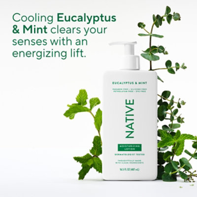 Native Eucalyp & Mint Hand Body Lotion - 16.5 Oz - Image 5