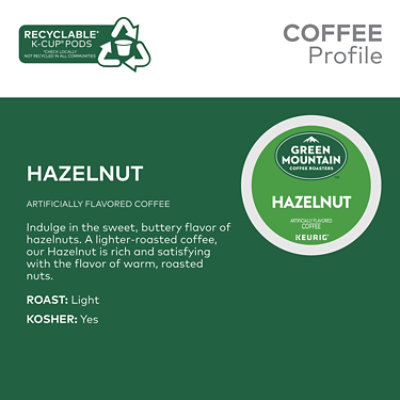 Green Mountain Coffee Roasters Hazelnut - 10 Count - Image 2