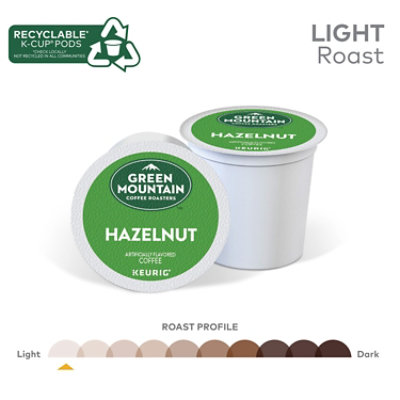 Green Mountain Coffee Roasters Hazelnut Keurig K Cup Pods Light Roast Coffee - 10 CT - Image 3