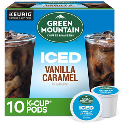 Green Mountain Coffee Roasters Iced Vanilla Caramel K-Cup Pods - 10 Count