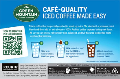 Green Mountain Coffee Roasters Iced Vanilla Caramel, 10ct - 10 CT - Image 5