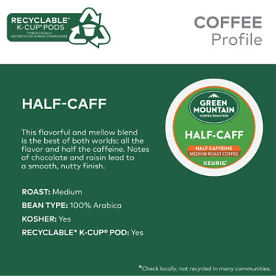 Green Mountain Coffee Roasters Half-caff - 10 Count - Image 2