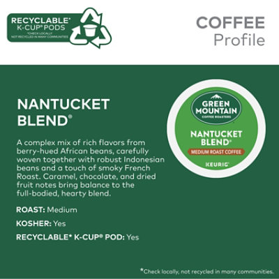 Green Mountain Coffee Roasters Nantucket Blend - 10 Count - Image 2