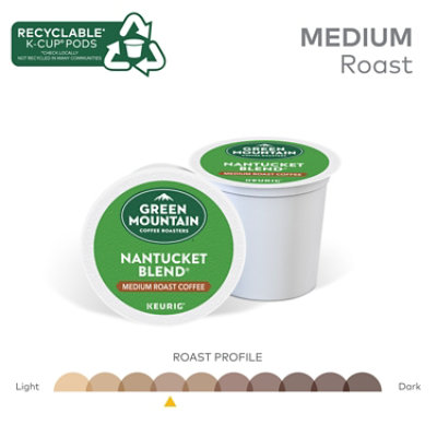 Green Mountain Coffee Roasters Nantucket Blend Keurig K Cup Pods Medium Roast Coffee - 10 CT - Image 3