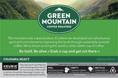 Green Mountain Coffee Roasters Colombia Select, 10ct - 10 CT - Image 5