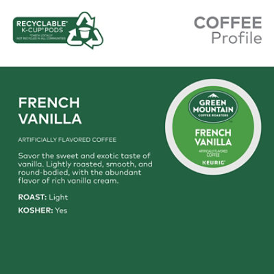 Green Mountain Coffee Roasters French Vanilla - 10 Count - Image 1