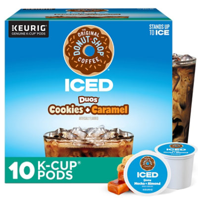 The Original Donut Shop Iced Duos Cookies  Caramel - 10 Count