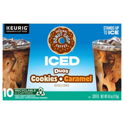 The Original Donut Shop Iced Duos Cookies  Caramel 10ct - 10 CT - Image 3