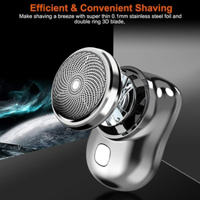 Eggracks by Global Phoenix Portable USB Rechargeable Electric Men's Razor - Image 2