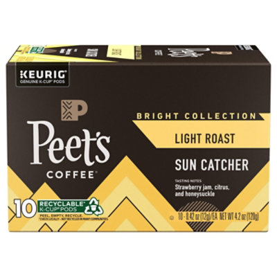 Peets Coffee Sun Catcher Light Roast K-cup Coffee Pods - 10ct Carton - 10 CT - Image 1